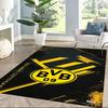 Borussia Dortmund Floor Mat Perfect For Foyer Hallway Decorate Room Playrooms Antislip Rug Decorate Offices