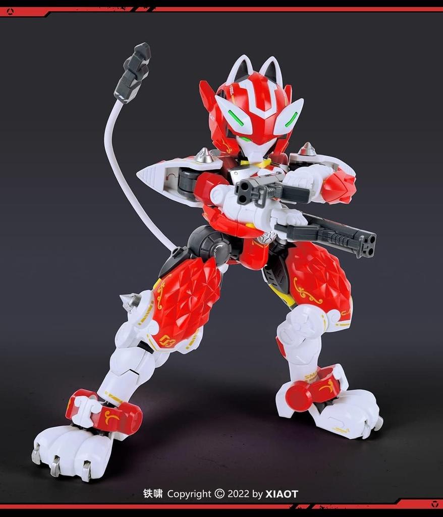 PLATZ XIAOT Ultra High Mobility Armor Cat Ninja Assault Battlefield Commander Flame Dress Up Scale Plastic Model XIA3SP C.A.T-03 Ver.-NYARIKAMA- 1/60