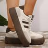 Sneakers da Donna Primavera Autunno Suola Spessa Casual Scarpe da Skate Donna Suola Morbida Interno Rialzo Scarpe da Allenamento Da Donna
