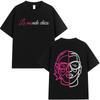 PNL Album Cantante Rap Francese Modello Stampato T-shirt Le Monde Chico T-shirt Estiva Hip Hop Moda Casual Street Wear Unisex