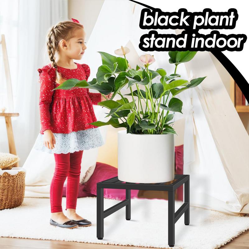 Flower Pot Stand Metal Plants Display Decoration Heavy Duty Stands Planter Holder Flower Pot Stable Display Rack With Non-slip