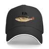 Fih Fish Meme Graphic Sandwich Baseball Cap Sun Cap Outdoor Workouts Hat