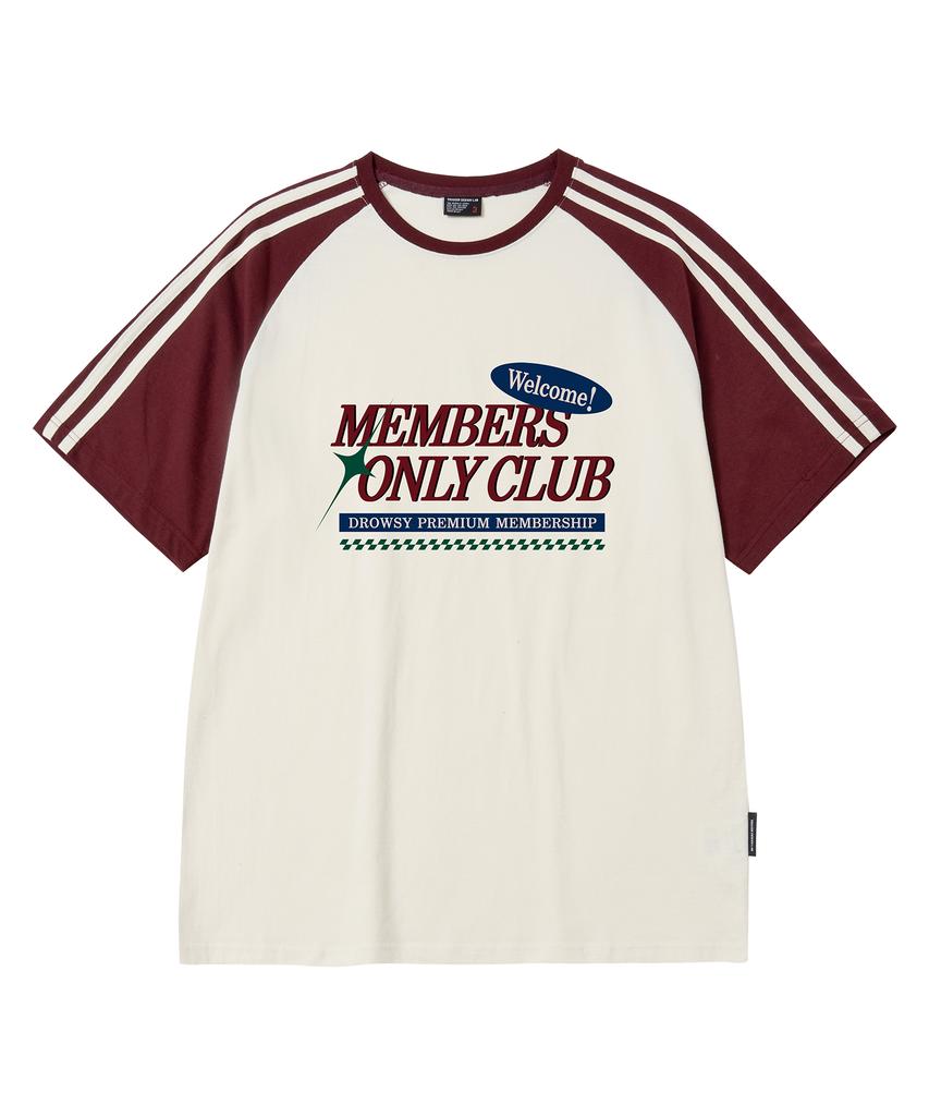 Deulousi Dw Club Raglan Short Sleeve T-Shirt 5 Colors