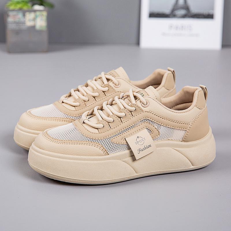 Thin-soled little white shoes for women's 2025 summer new mesh breathable soft-soled sports shoes, student casual board shoes tide