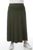 Damenstil Übergröße Rock 8-teiliger Rock mit elastischem Bund