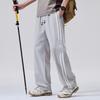 Amerikaans trendy merk gestreept splicing sport casual broek heren trend veelzijdig los recht dun sneldrogend broek