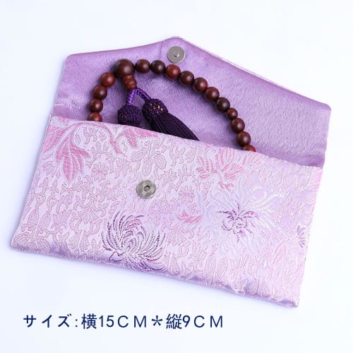 LEOBEE Women's Handmade Prayer Beads, Natural Rosewood, Ebony, and Ironwood Wood with Magnetic Bag, Suitable for Funerals, Memorial Services, Grave Vi