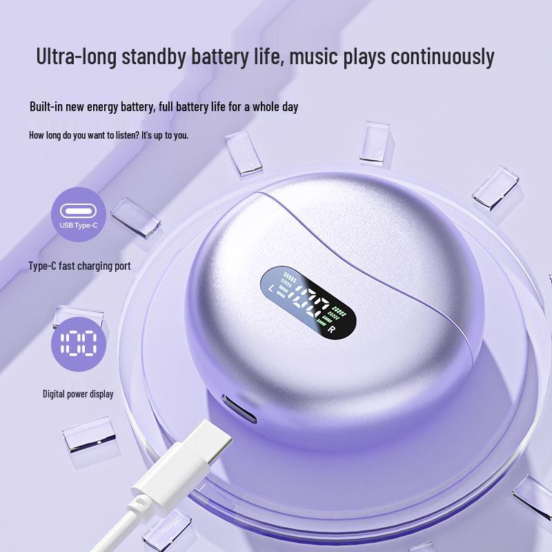 M79 Bluetooth 2024 Clip-on In-Ear Bone Conduction Earphones for Running & Sports