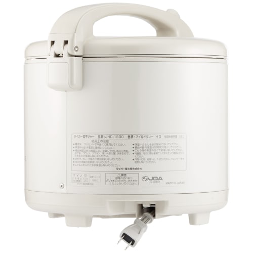 Tiger Electronic Jar, Heat Retention Jar, 1 Sho, Mild Gray JHD-1800-HD