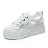 W new hollow sandals heighten in summer breathable thick-soled casual shoes