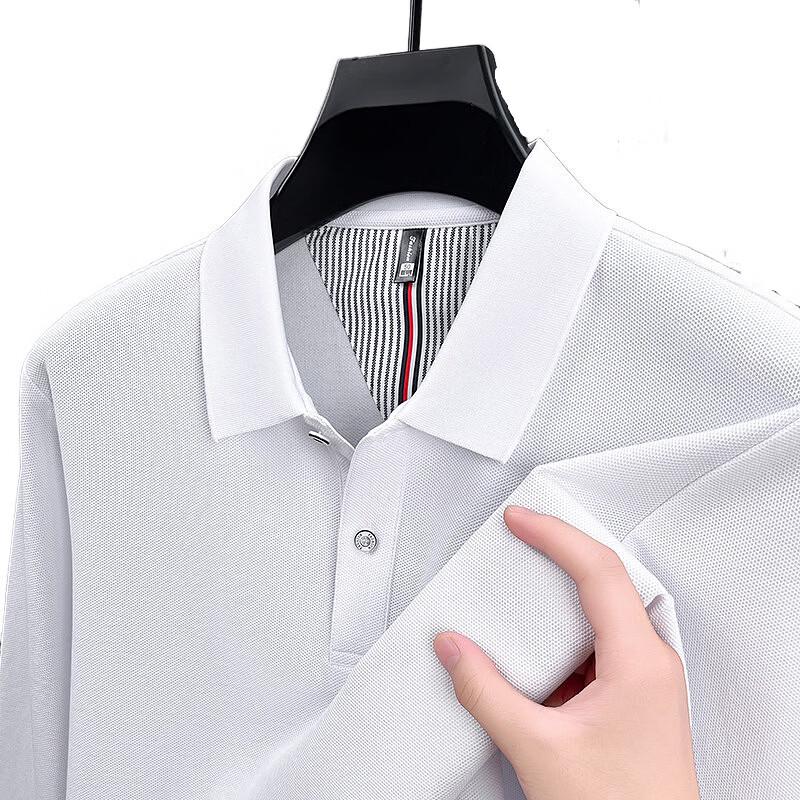 Pierre Cardin Men's Autumn Business Casual Long-Sleeve Polo Shirt