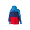 PUMA Color Block Logo Print Casual Hooded Zip Long Sleeve Jacket Men jackets Blue 596083-04