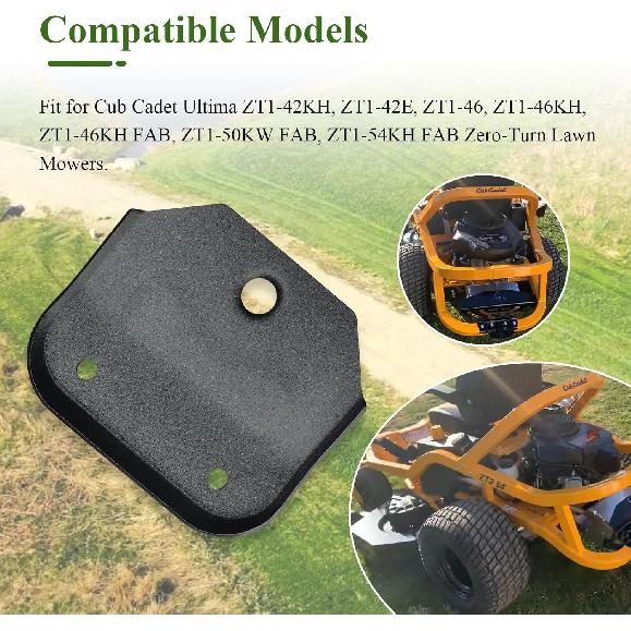 703-12302-0637 Hitch Plate, Towing Hitch Kit, Universal Heavy Duty Zero Turn Mower Trailer Hitch, Fit For Cub Cadet Ultima ZT1 42 46 50 54 & ZT2 Lawn