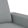 Vidaxl 2-Seater Sofa, Light Gray, 120 Cm, Upholstered In Fabric