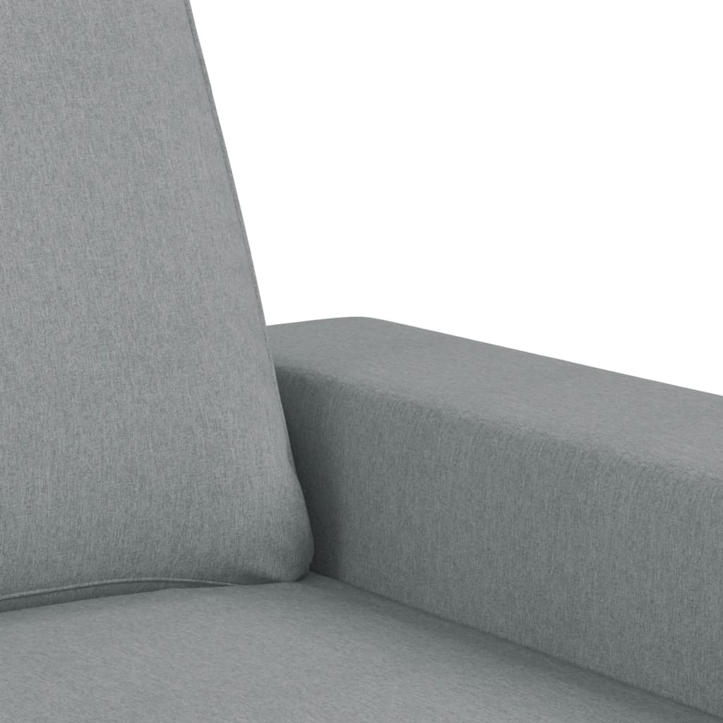 Vidaxl 2-Seater Sofa, Light Gray, 120 Cm, Upholstered In Fabric