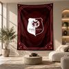 Decorative Tapestry,Stade Rennais FC Printed Wall Art, Lightweight Wall Hanging For Bedroom Background