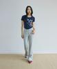 Seulliggeullou Bootcut Logo Training Pants [Gray]