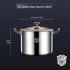 Extra Deep 316 Stainless Steel Stewing & Soup Pot - Food Grade, Large Capacity, Thick & Durable