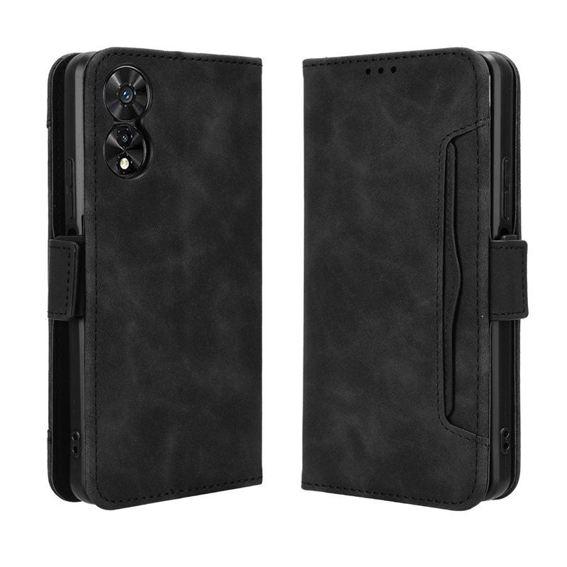 TCL 50SE Phone Leather Flip Case with Multi-Card Slots for TCL 505 4G/XE.