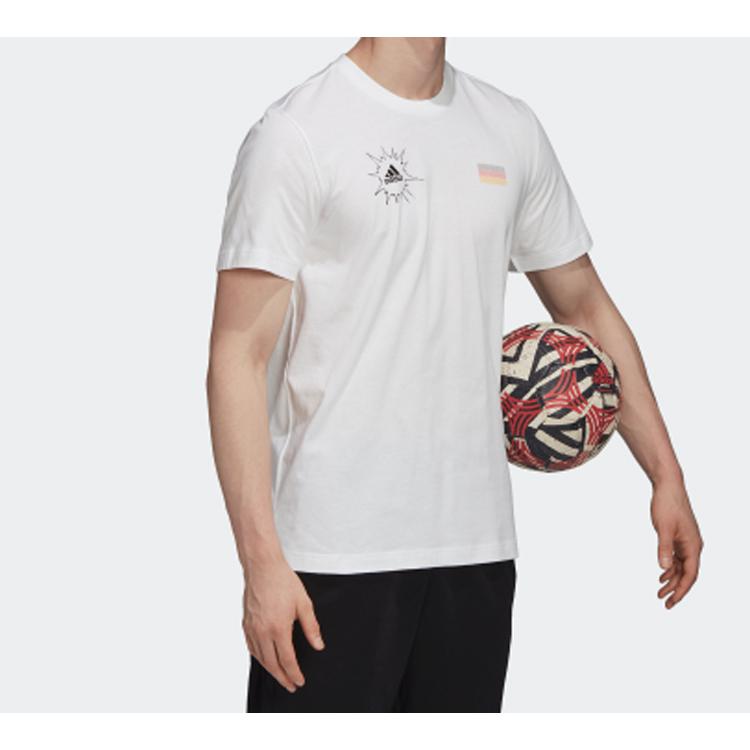 adidas Soccer Jerseys Men's White Moderate Straight Fit FQ7638