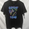 DOM BRAND GRIM REAPER SIPPIN A SLUSH GRAPHIC PRINT TEE SHIRT Size L