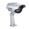 Solar Powered Fake Camera Outdoor CCTV Surveillance Security Camera LED Record