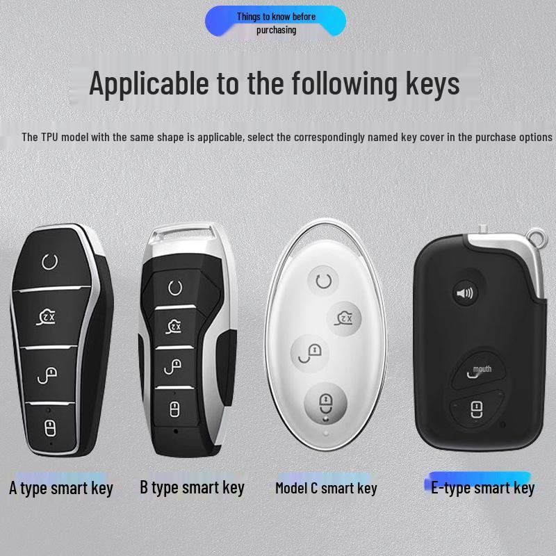BYD Key Case for Qin PLUS, Tang DMI, Dolphin, e2, Destroyer 05, Song MAX, Qin Pro, Han EV