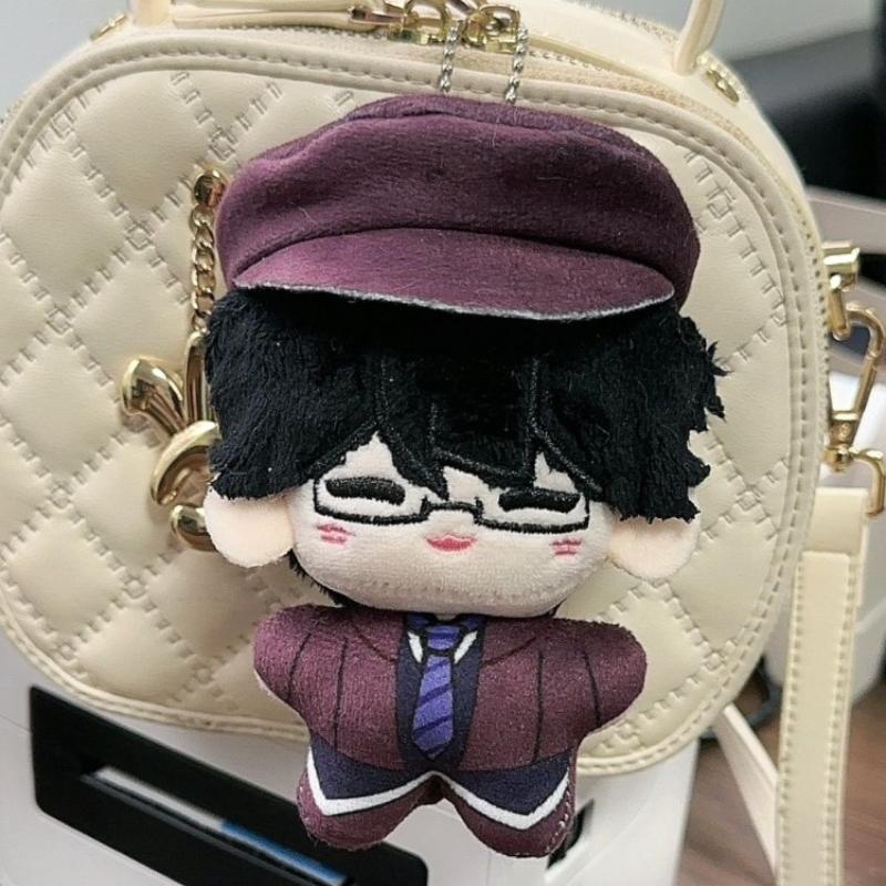 Anime Kawaii Bungou Stray Dogs Pluche Sleutelhanger Dazai Osamu Nakahara Chuuya Zacht Knuffels Speelgoed Verjaardagscadeau 10cm Anime Pluche 10cm