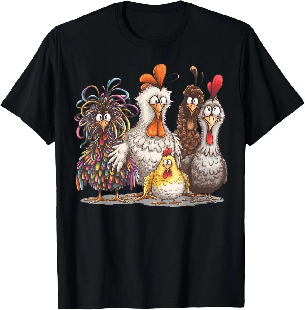Chicken Art Crazy Chicken Gifts For Men Women Kid Boy Family TShirt Unisex T-Shirt XXXL
