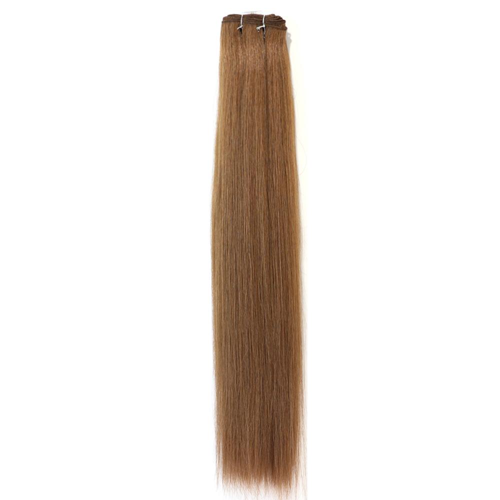 30 Inch 200g Straight Hair Bundles Bio Synthetic High Temperature Fiber Piano Blonde Red Hair ExtensionsHair Weaving Full to End
