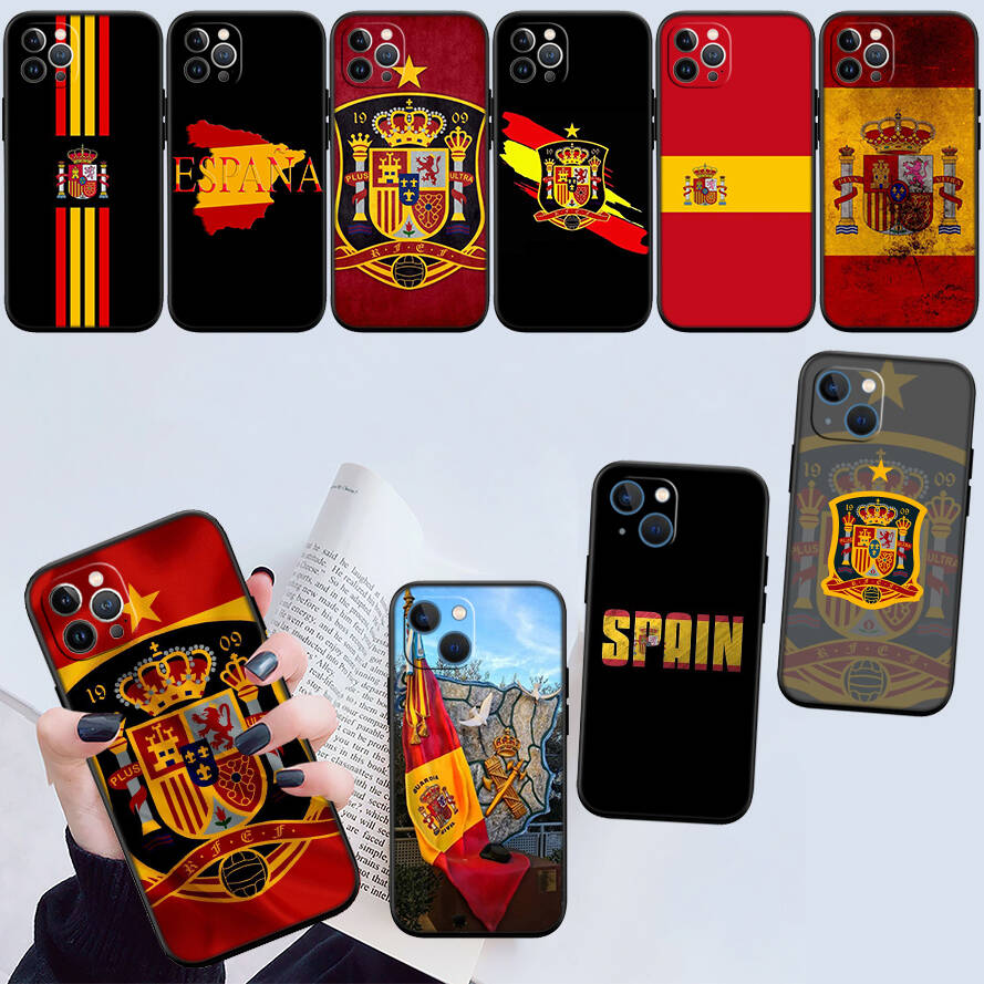 Spain Flag Phone Case for Motorola Moto Edge 60 60s 70 G86 G56 G54 E14 G04S G45 G54 G64 X30 X40 X50 S30 S50 Pro Power Tylus