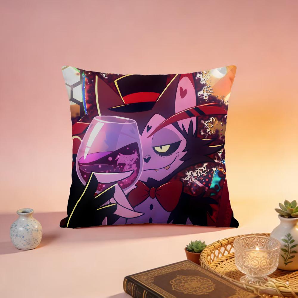 

Fashion HHazbin Hoteling Cushion Cover Premium SkinFriendly Pillow Case MultiPurpose for Home Office Travel 30X30cm