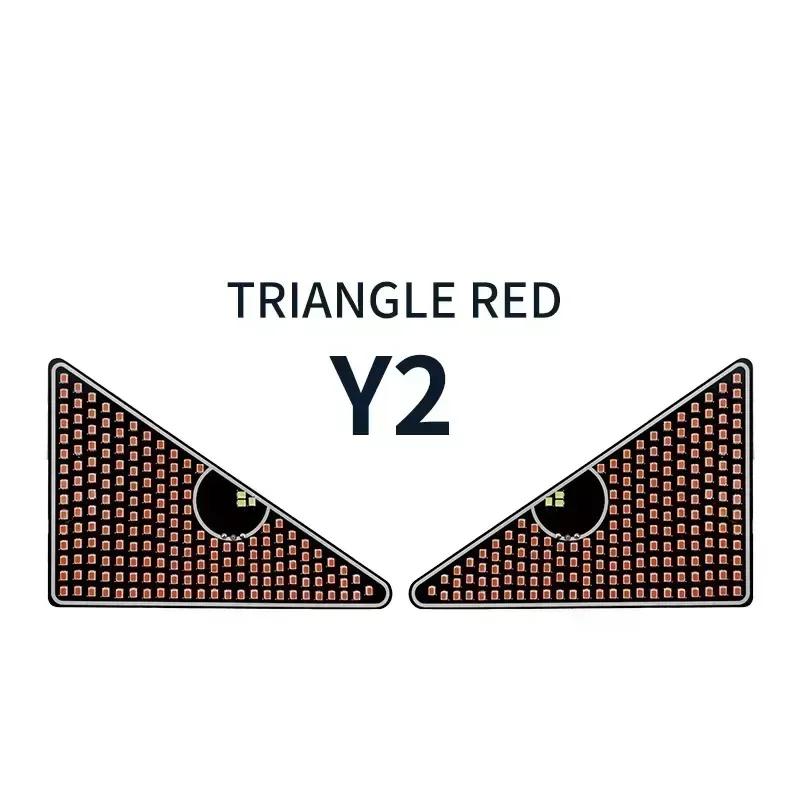 

USB Динамический Свет Дьявольские Глаза Автомобильный Динамический Светодиодный Матричный Экран Подсветка для Украшения Окна Автомобиля Грузовика