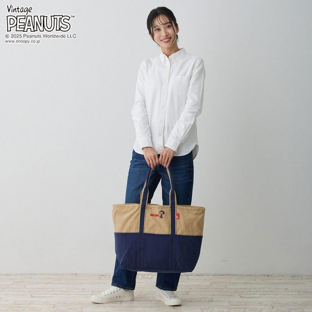 Rootote Snoopy Large Capacity Tote Bag IP Grande Peanuts 0D 8425 (01 Joe Cool)