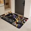 Cartoon O-overlord Floor Mat Flannel Door Mat Non-Slip Absorbent Washable Indoor Home Rug