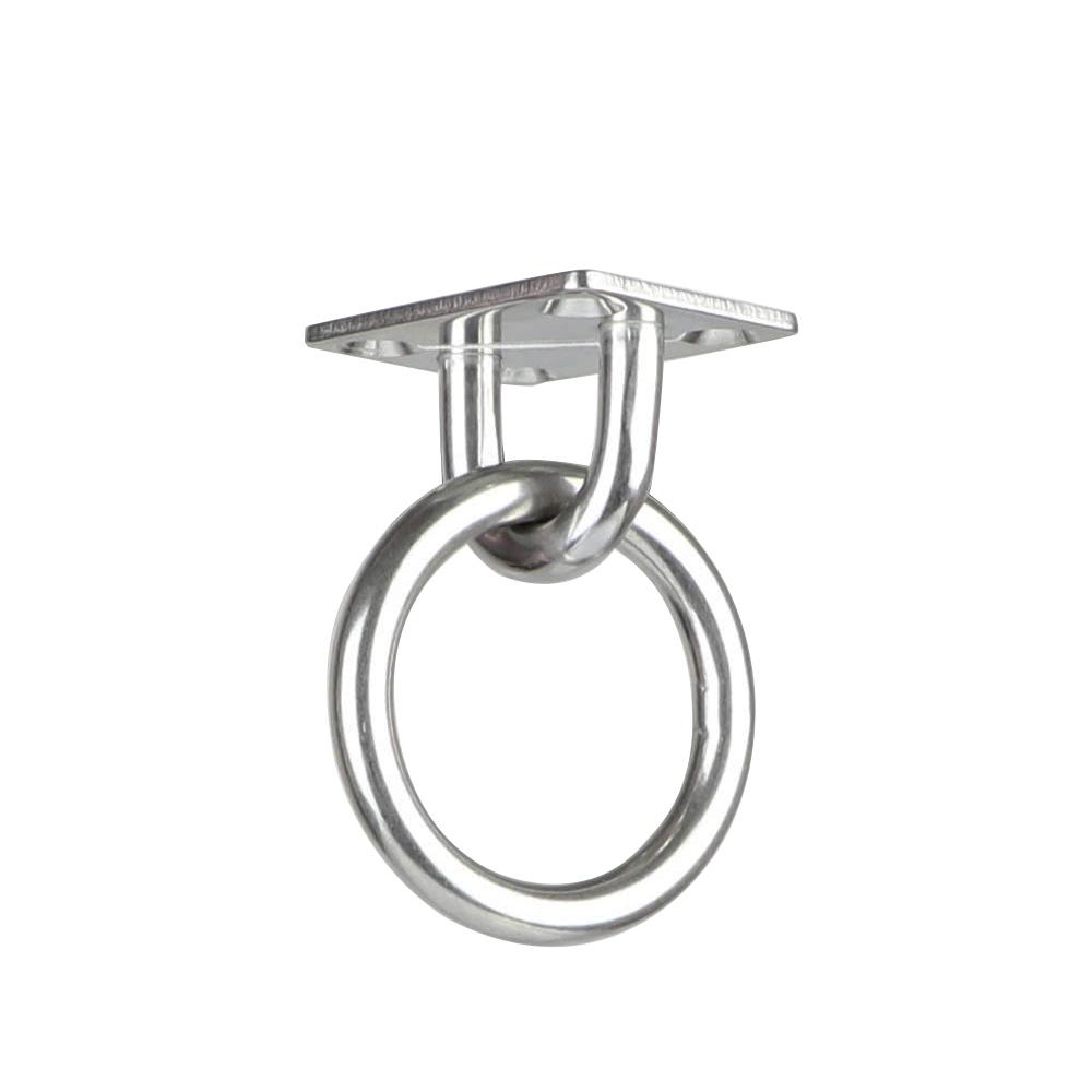 6mm Stainless Steel Pad Eye Plate U-Shaped Hook Marine Hardware For Ship Yacht Sun Shade Sail Hammock Wall Ceiling Mount Hanger