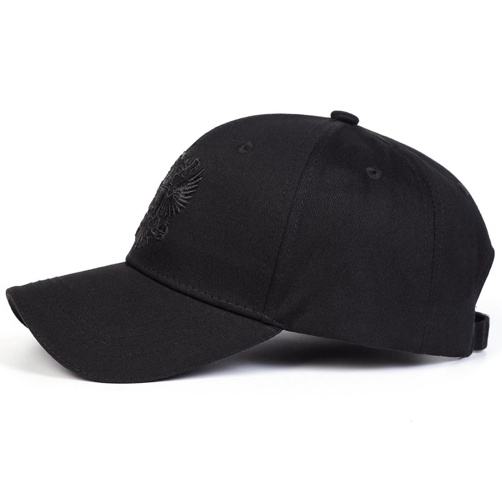 Men's Women's Sandwich Double Headed Eagle Three-dimensional Embroidered Baseball Cap Fashion Outdoor Adjustable Cotton Hat Outdoor Hats Russian Caps
