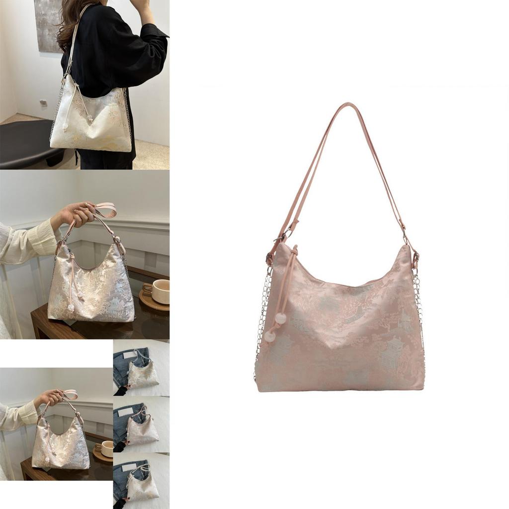 Trendy 2024 New Chinese Style Crossbody Bag For Ladies With Exquisite Embroidery And Spacious Interior Perfect For Daily Outings