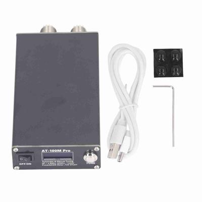 Medidor de Onda Estacionaria de Potencia 1.8MHz a 30MHz 125W Sintonizador de Antena Medidor de Potencia SWR para Estación de Radio