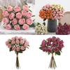 Romantic Rose Simulated Flower Bundle For Event Decoration And Outdoor Celebrations