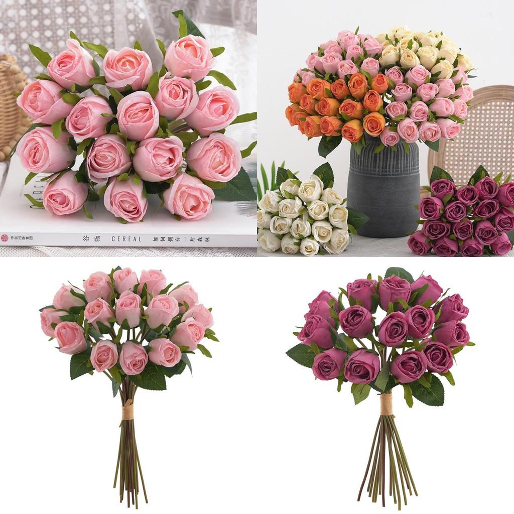 Romantic Rose Simulated Flower Bundle For Event Decoration And Outdoor Celebrations