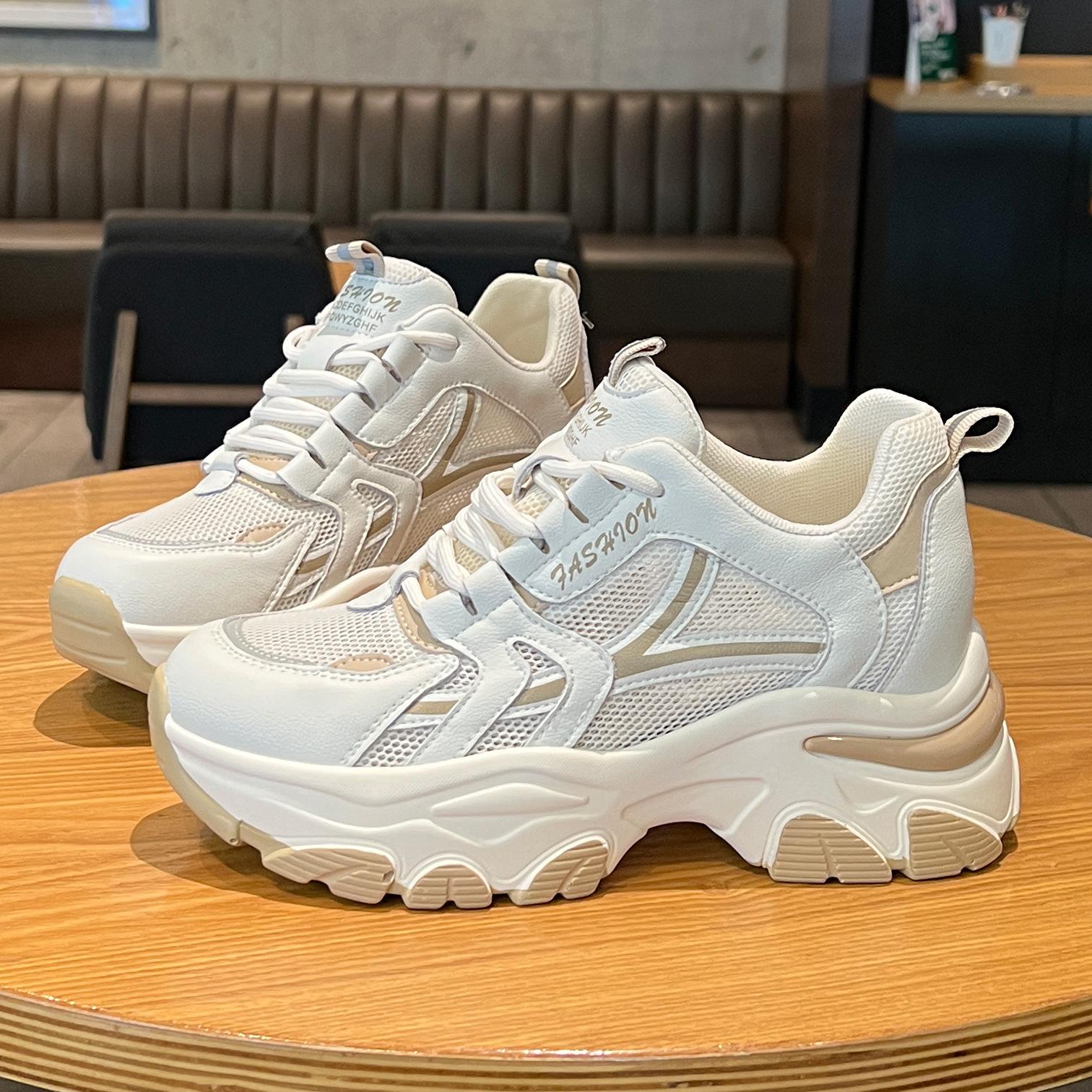 

Роскошные новые сетчатые дышащие и удобные кроссовки для утренней пробежки, спортивная обувь для женщин, легкие и модные повседневные кроссовки 40 хаки