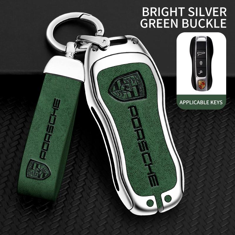 

Zinc alloy Car Remote Key Cover Case Shell Protector Bag For Porsche Panamera Carman Macann Bobst Cayenne 911 981 991 970 996