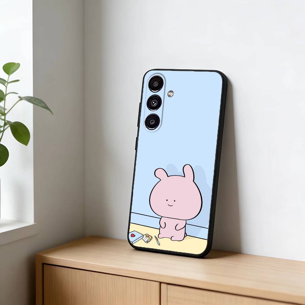 Cartoon A-Asamimichan Handyhülle Für Samsung Galaxy A20,21s,22,31,32,52,53,72,73,80,91 Weiche Schwarze Hülle