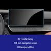 Toyota Camry 24-25 Center Console Tempered Glass Screen Protector