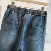 Early Spring Loose Fit Women's Drawstring Pants, Plus Size, 300 Jin