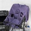 Unisex Vintage Gewaschenes Baumwoll-Kurzarm-T-Shirt - Trendiger Europäischer und Amerikanischer Lockerer Schnitt
