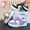 Cartoon Cute Low-Top Skate Shoes with Cotton Padding and Fleece Lining for Toddlers and Young Children