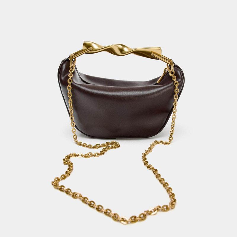 New European And American Retro Chain Crossbody Bag  Fashionable And Simple Shoulder Bag