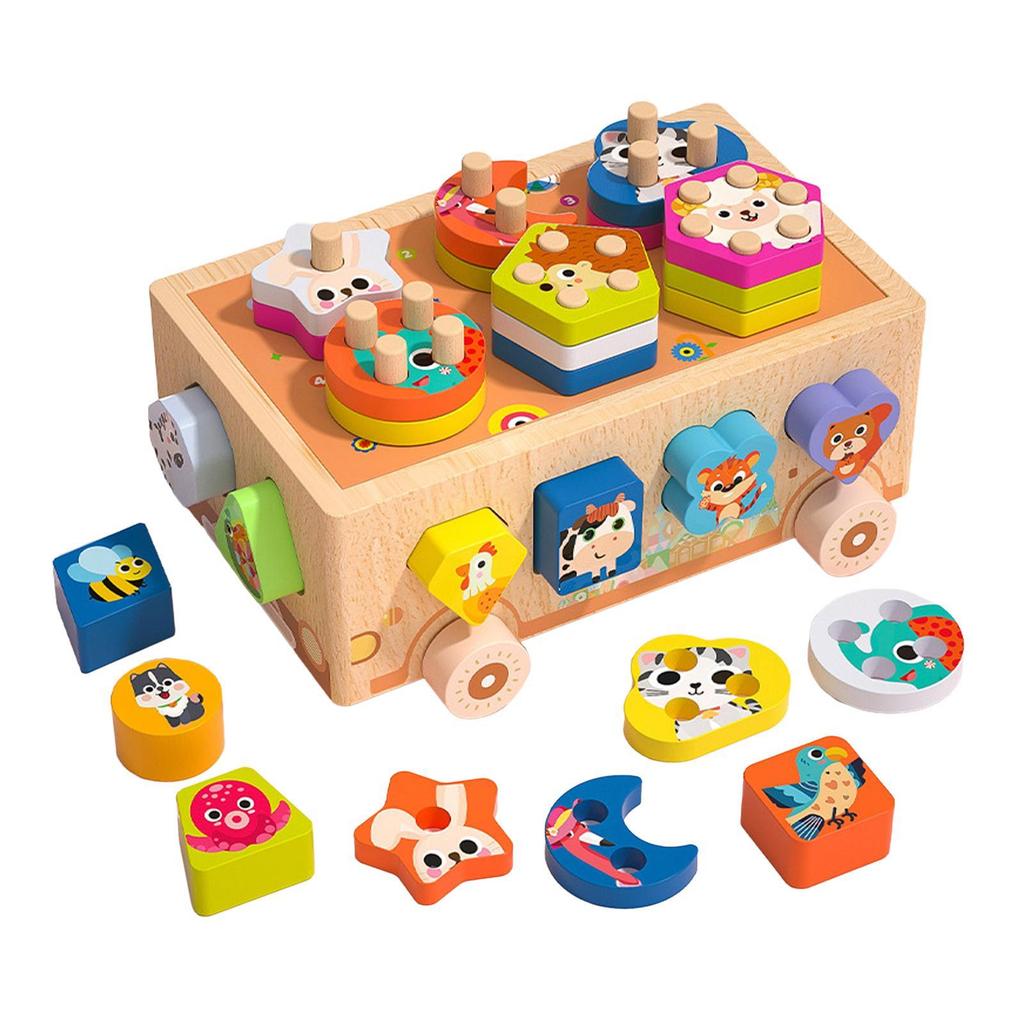 Colorful Shape Sorting Toy for Kids' Cognitive Development